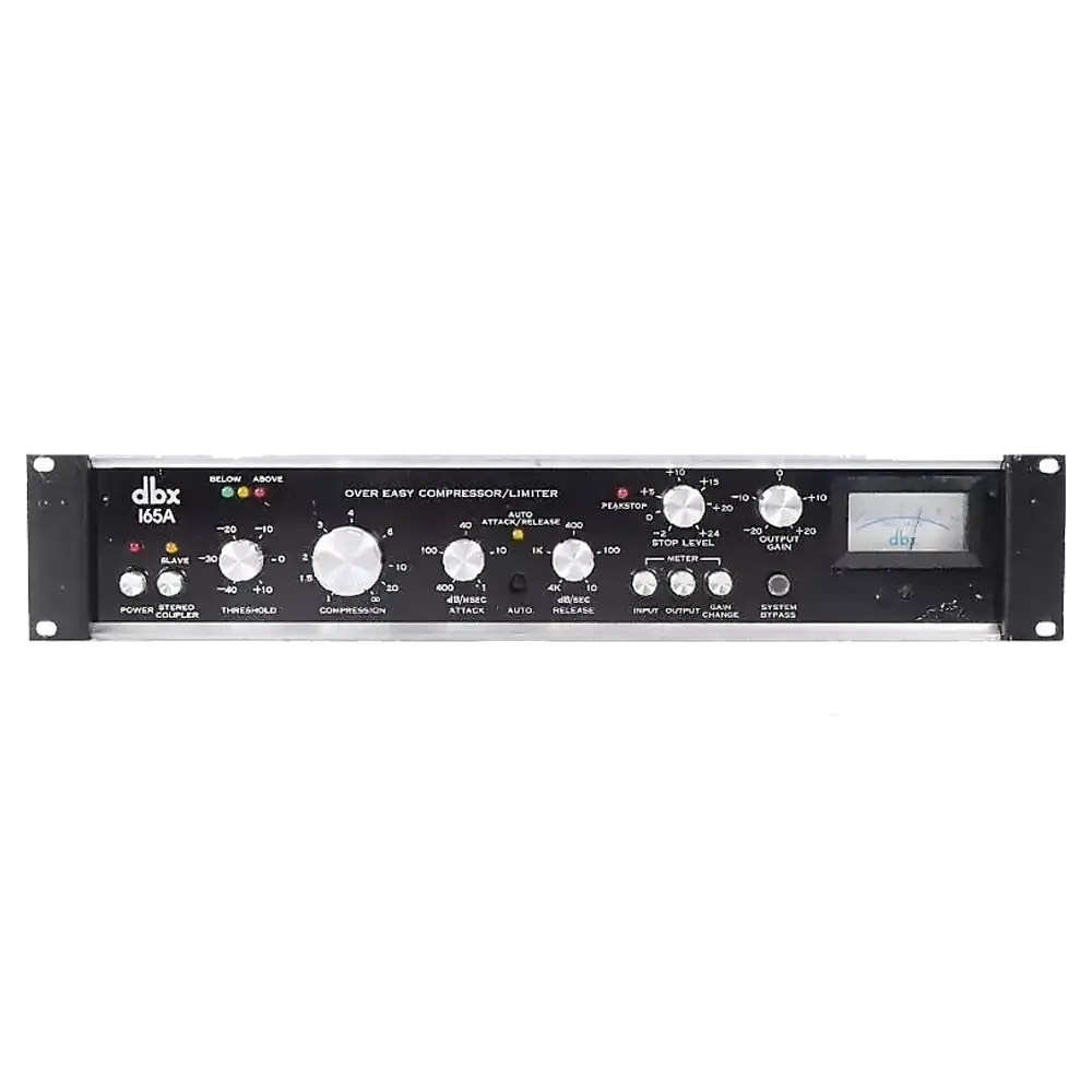 DBX 165A Access premium pro-audio equipment at FX Rentals in London.