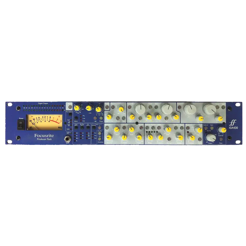 Focusrite ISA 430 Call FX Rentals now on 020 8746 2121 to rent the best pro-audio post production equipment